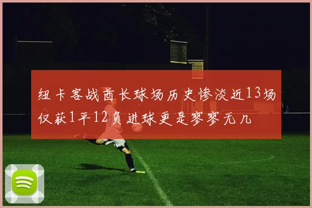 纽卡客战酋长球场历史惨淡近13场仅获1平12负进球更是寥寥无几